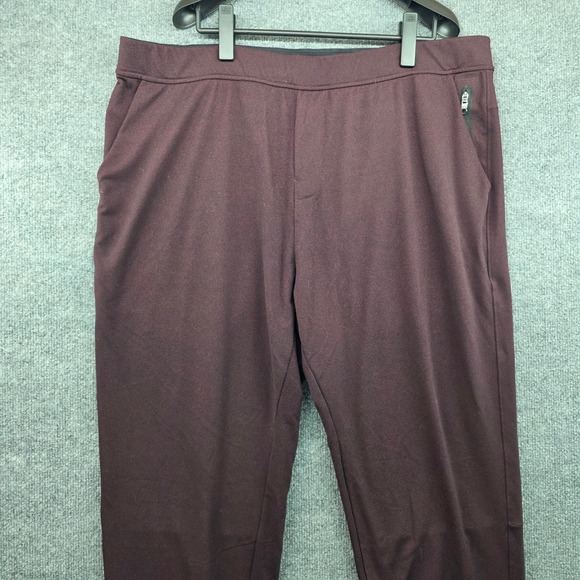 Public Rec Other - Public Rec All Day Every Day Joggers Burgundy Maroon Heather Mens 42/32 Stretch